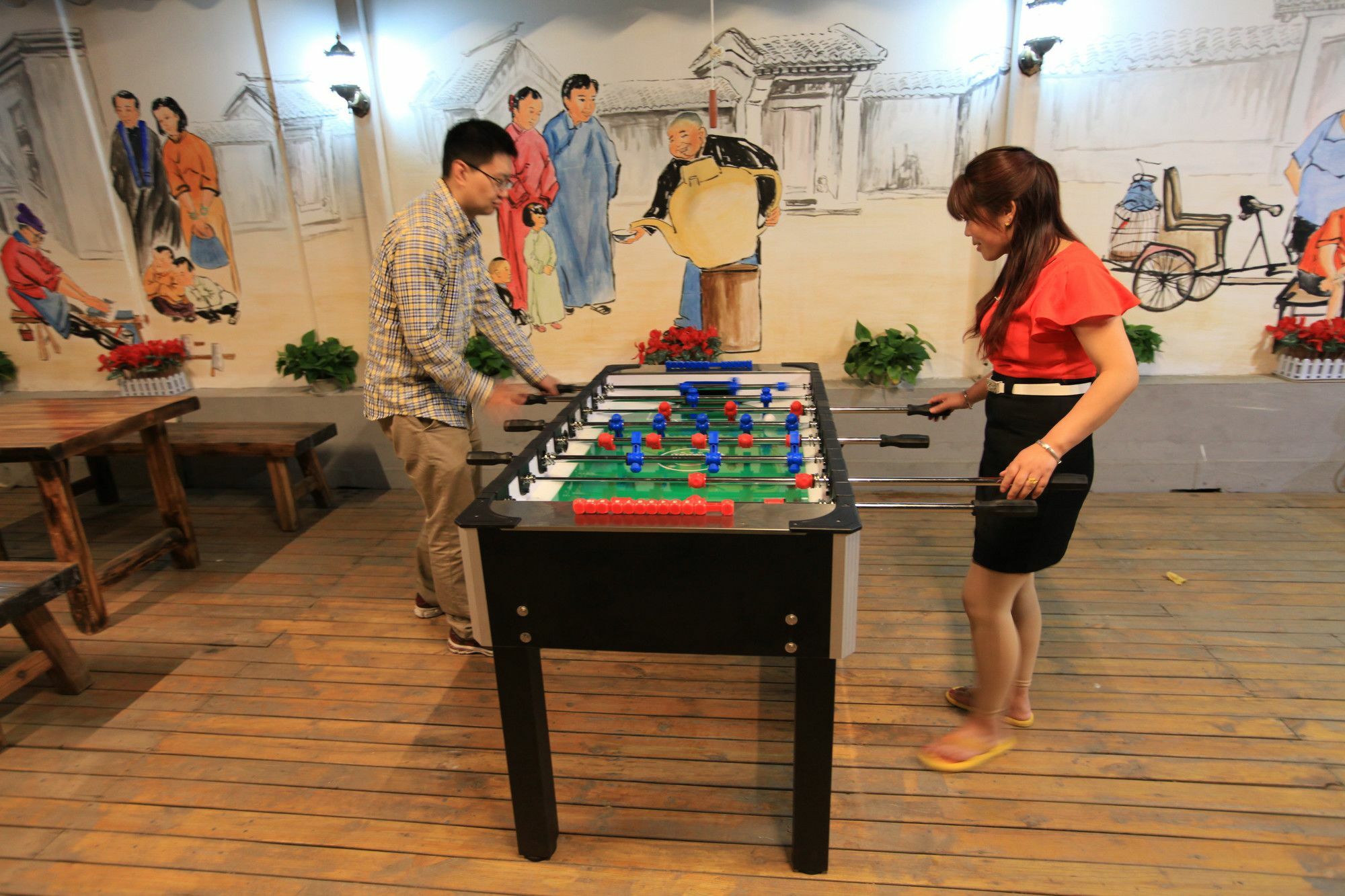 Zhantan Courtyard Hotel Pekin Dış mekan fotoğraf