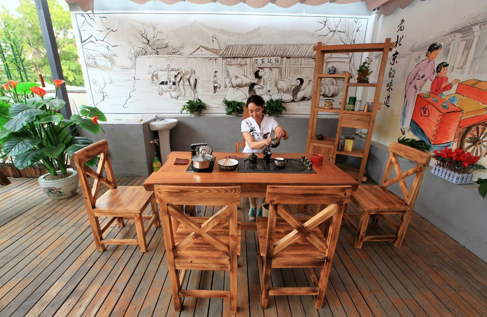 Zhantan Courtyard Hotel Pekin Dış mekan fotoğraf